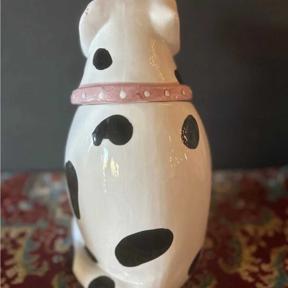 Vintage Cookie Jar Dalmatian Dog Made‎ in Taiwan Distributed by Montgomery Ward